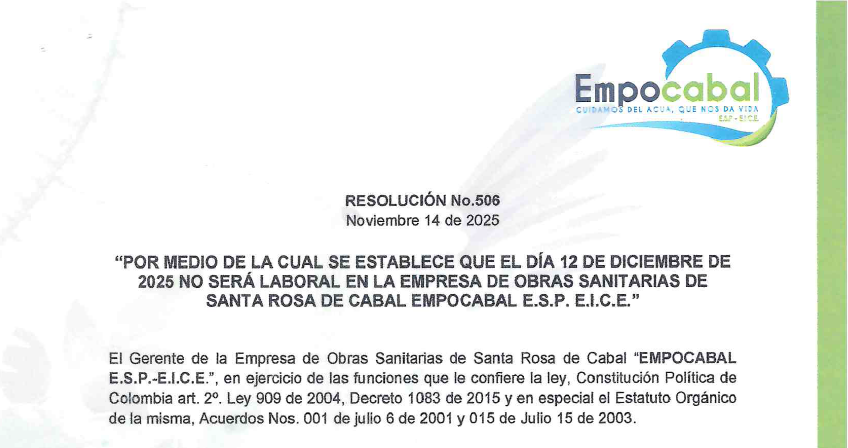 Resilucion 506 14-11-2025
