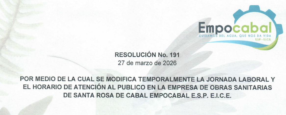 Cambio de horario por semana santa