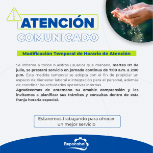 COMUNICADOS EMPOCABAL